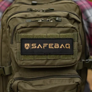 Plecak SAFEBAG oliwkowy logo